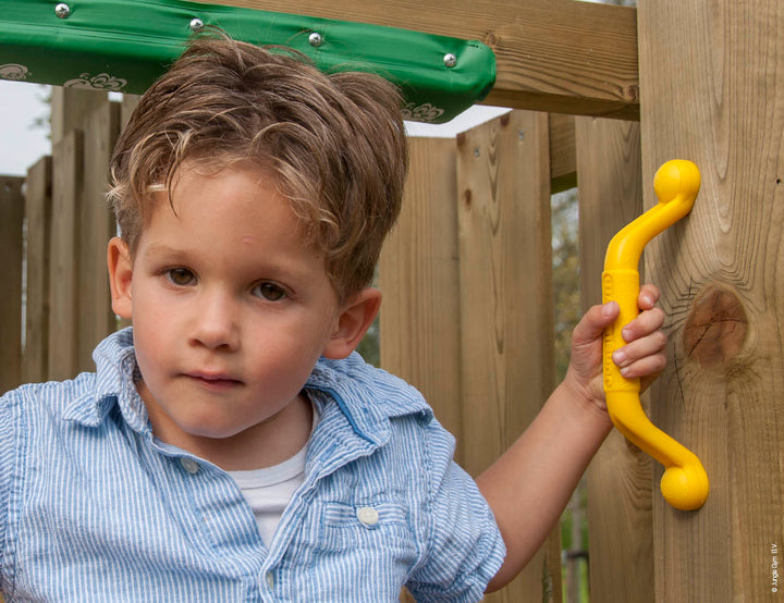 Jungle Nomad | Wooden climbing frame with slide & clatter bridge