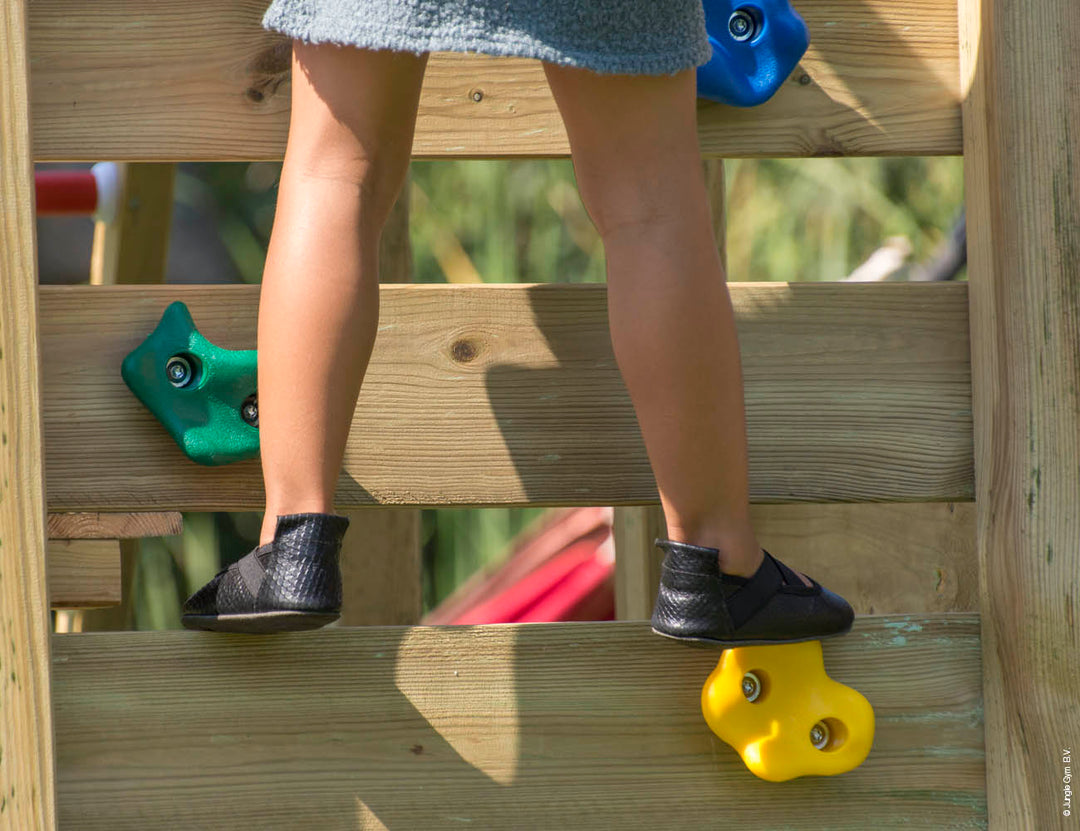 Jungle Explorer | Wooden climbing frame with double swing