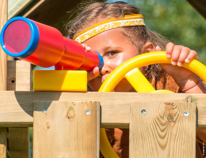 Jungle Safari | Wooden climbing frame with swing & climbing net